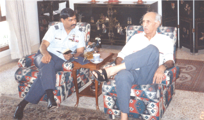 Air Marshal Noor Khan relates to the artist