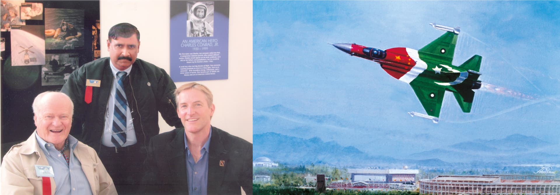 At the Boeing Museum of Flight with Bob Mcall and Erik Lindberg