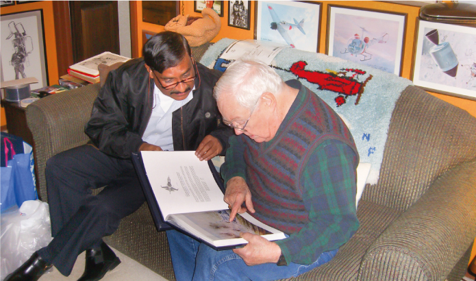 Keith Ferris the 'Art Director' US Air Force