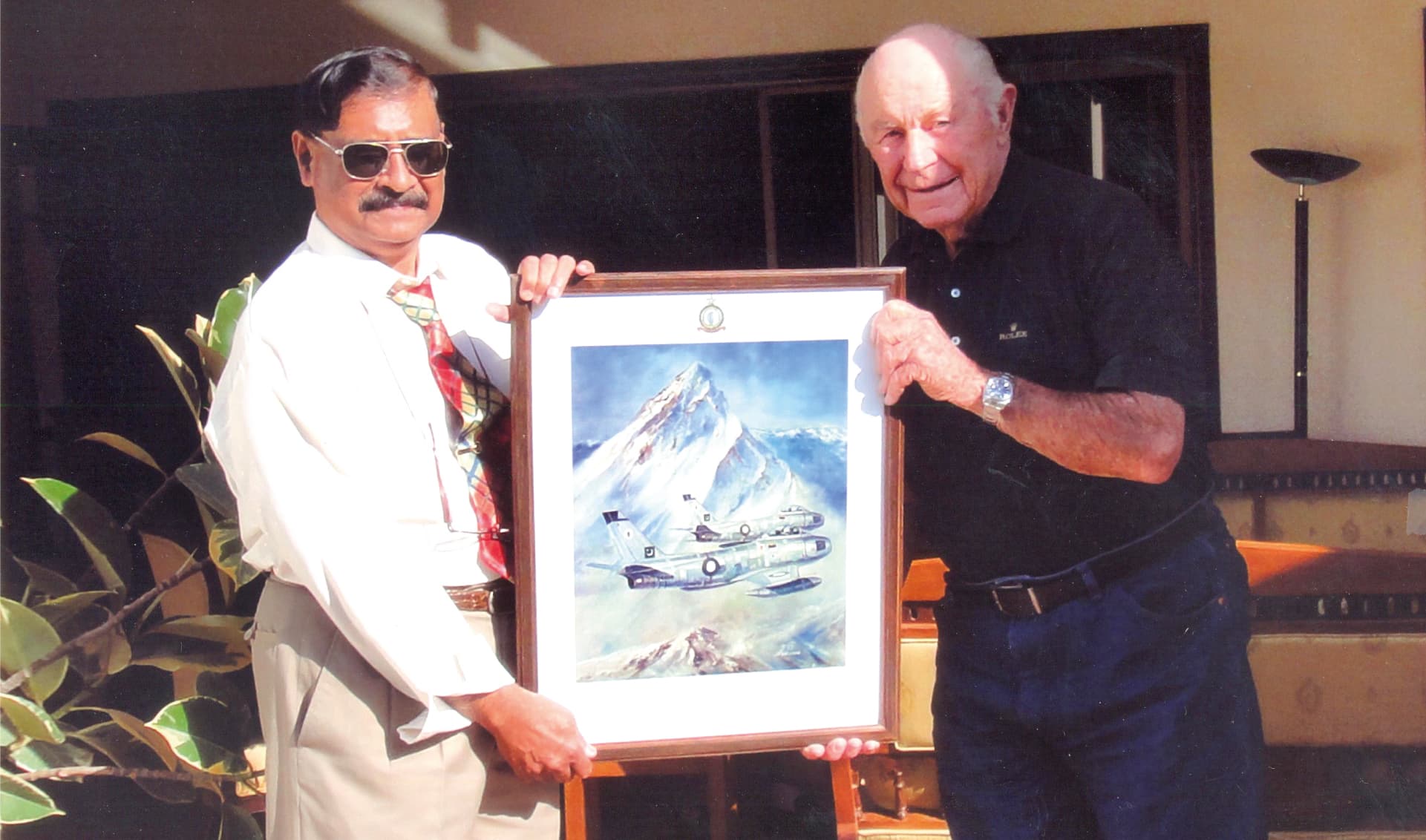 Gen.Chuck Yeager, the world's first supersonic pilot