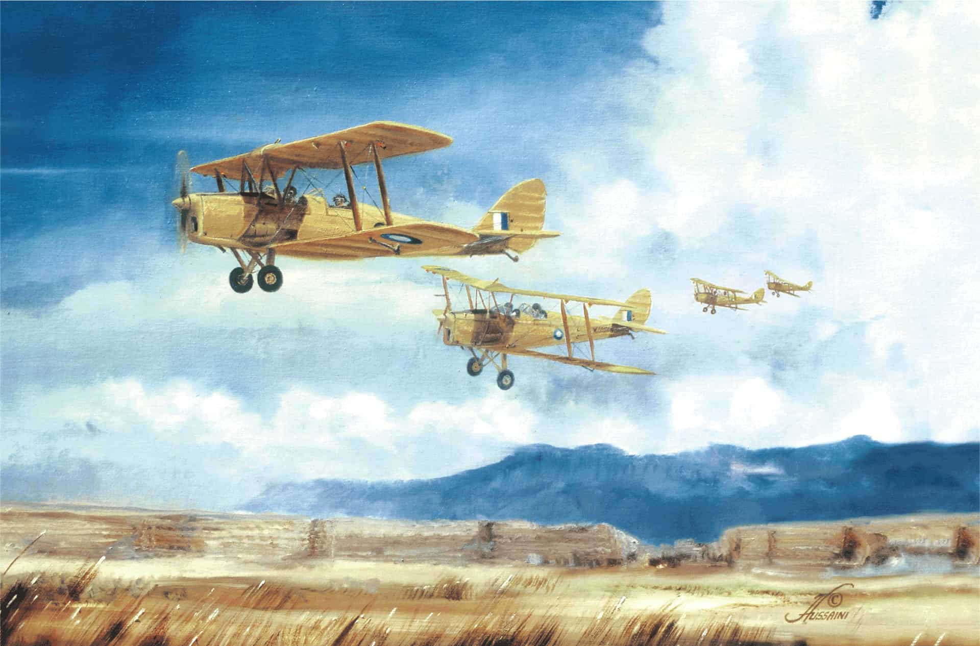 GRUDGINGLY SHARED TIGERMOTHS FLY TO PAKISTAN