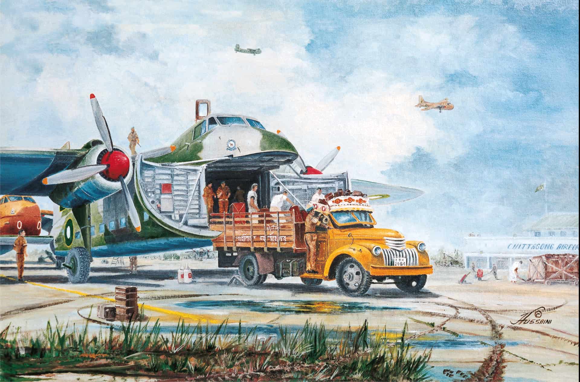 FREIGHTERS SUPPORT FLOOD RELIEF OPERATIONS