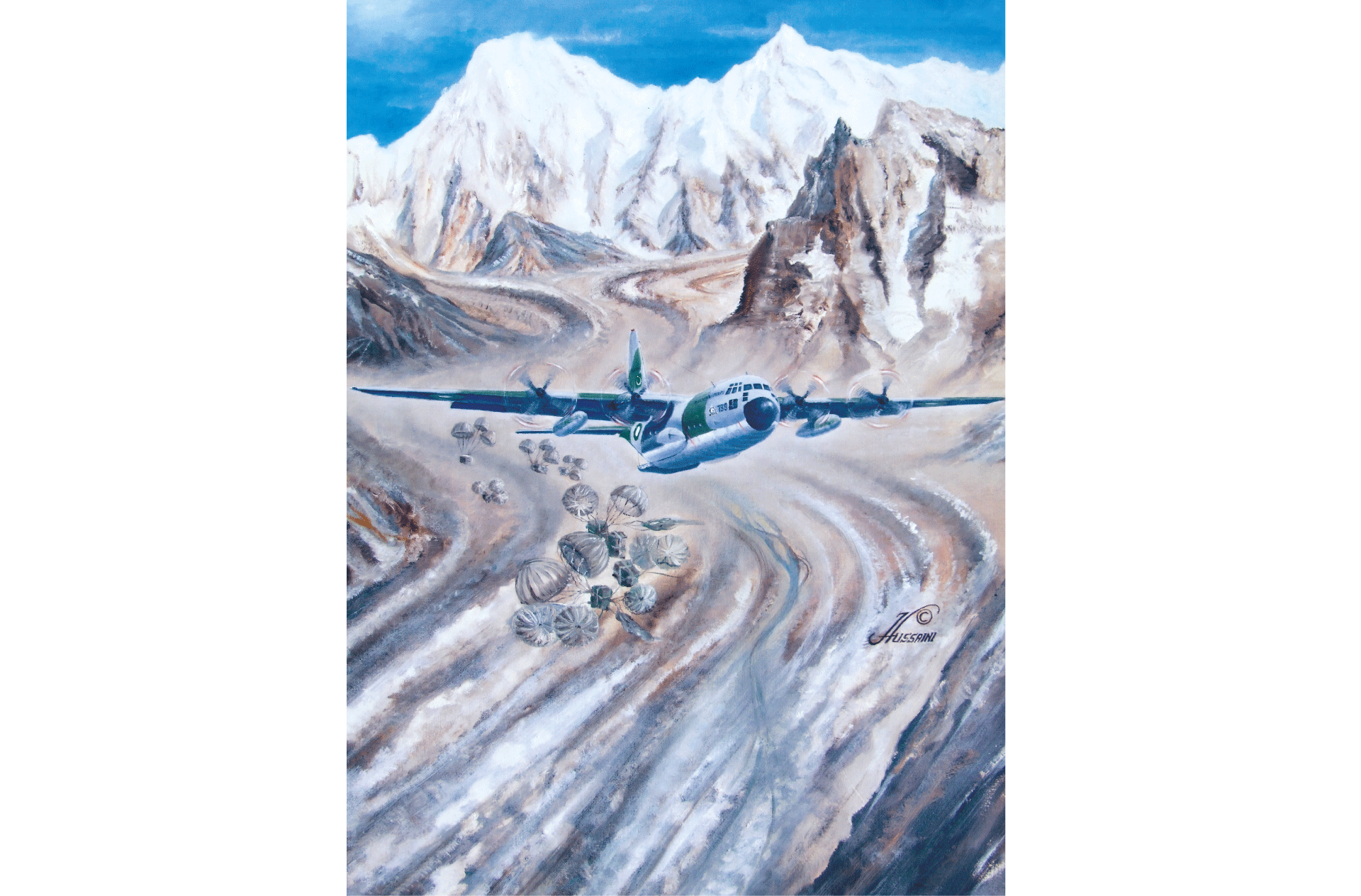 NO.6 SQUADRON C-130 ESTABLISHES THE WORLD'S HIGHEST DROP ZONE