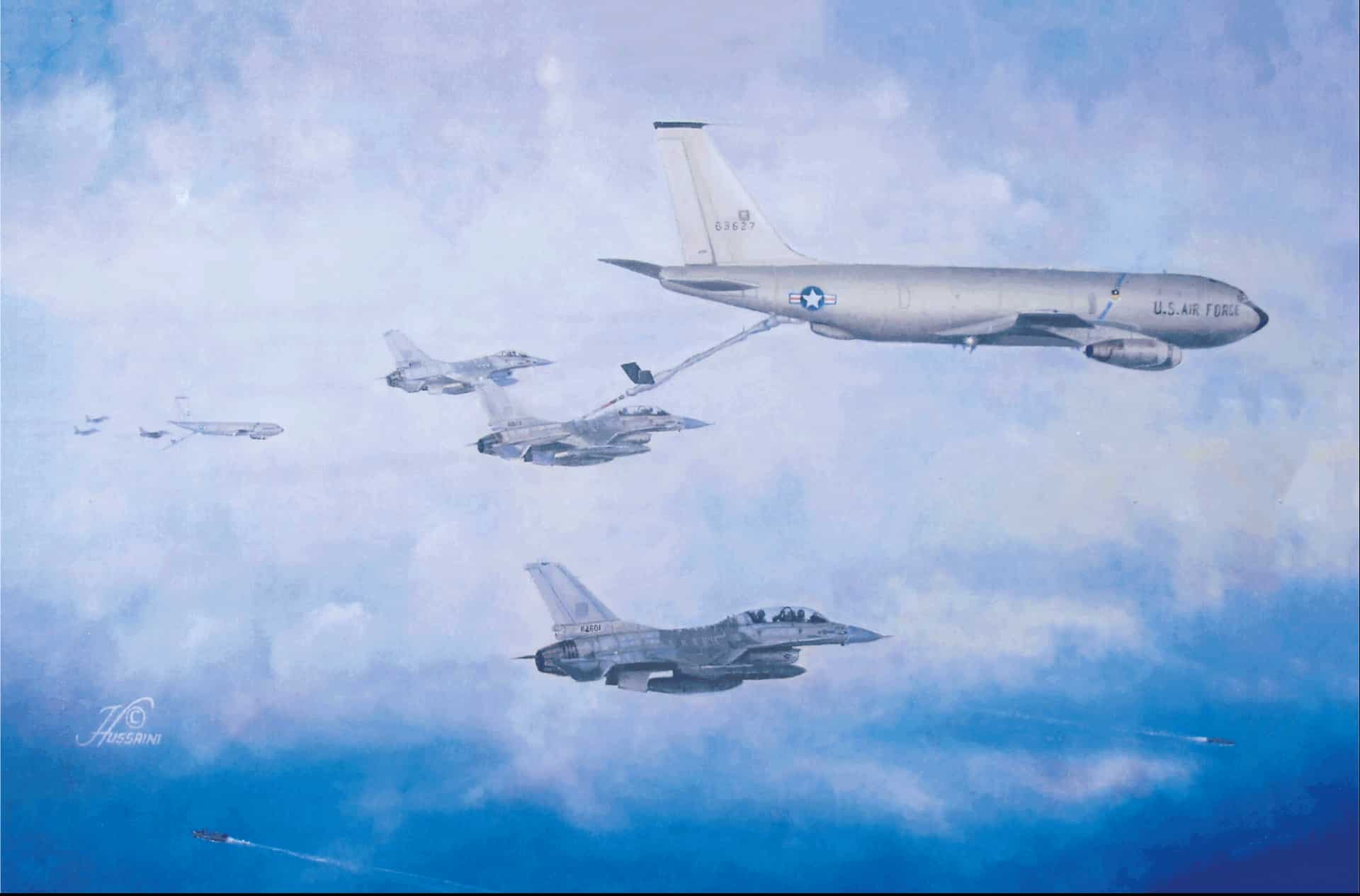 FERRY FLIGHT OF THE FIRST F-16 BATCH TO PAKISTAN