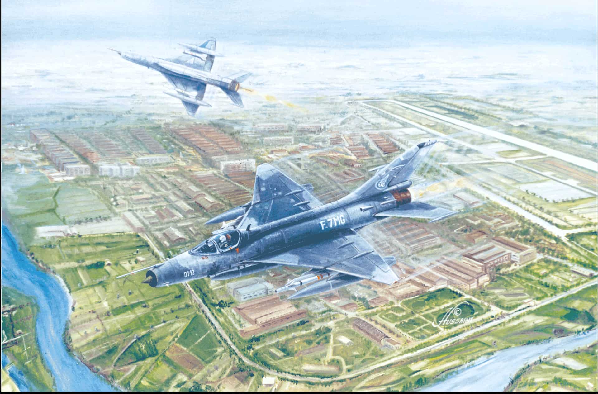 PAF PILOTS EVALUATE THE F-7MG