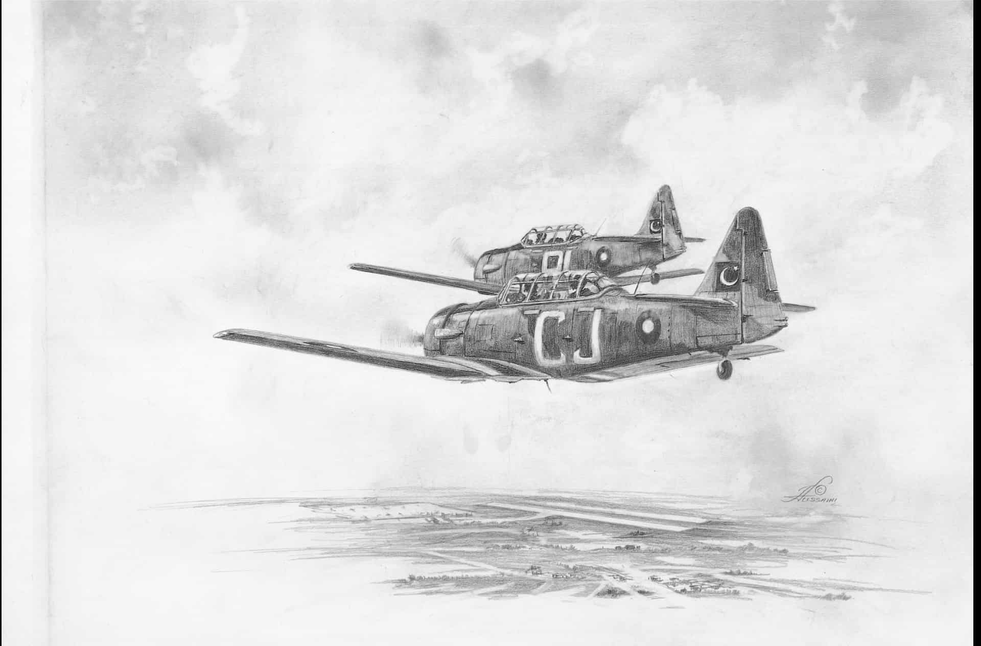 HARVARDS OVER RISALPUR