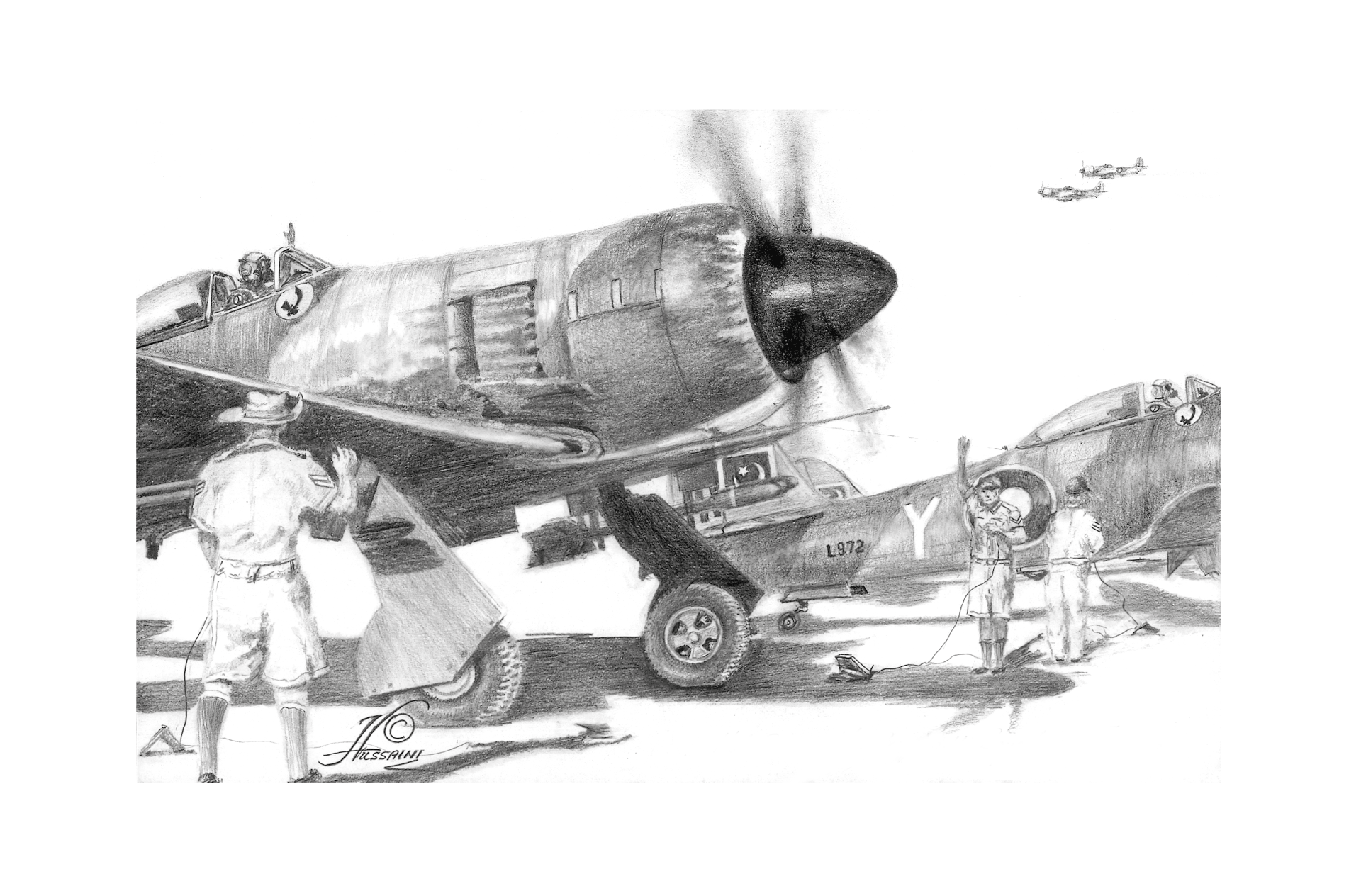 HOT SCRAMBLE BY NO. 14 SQUADRON FURIES