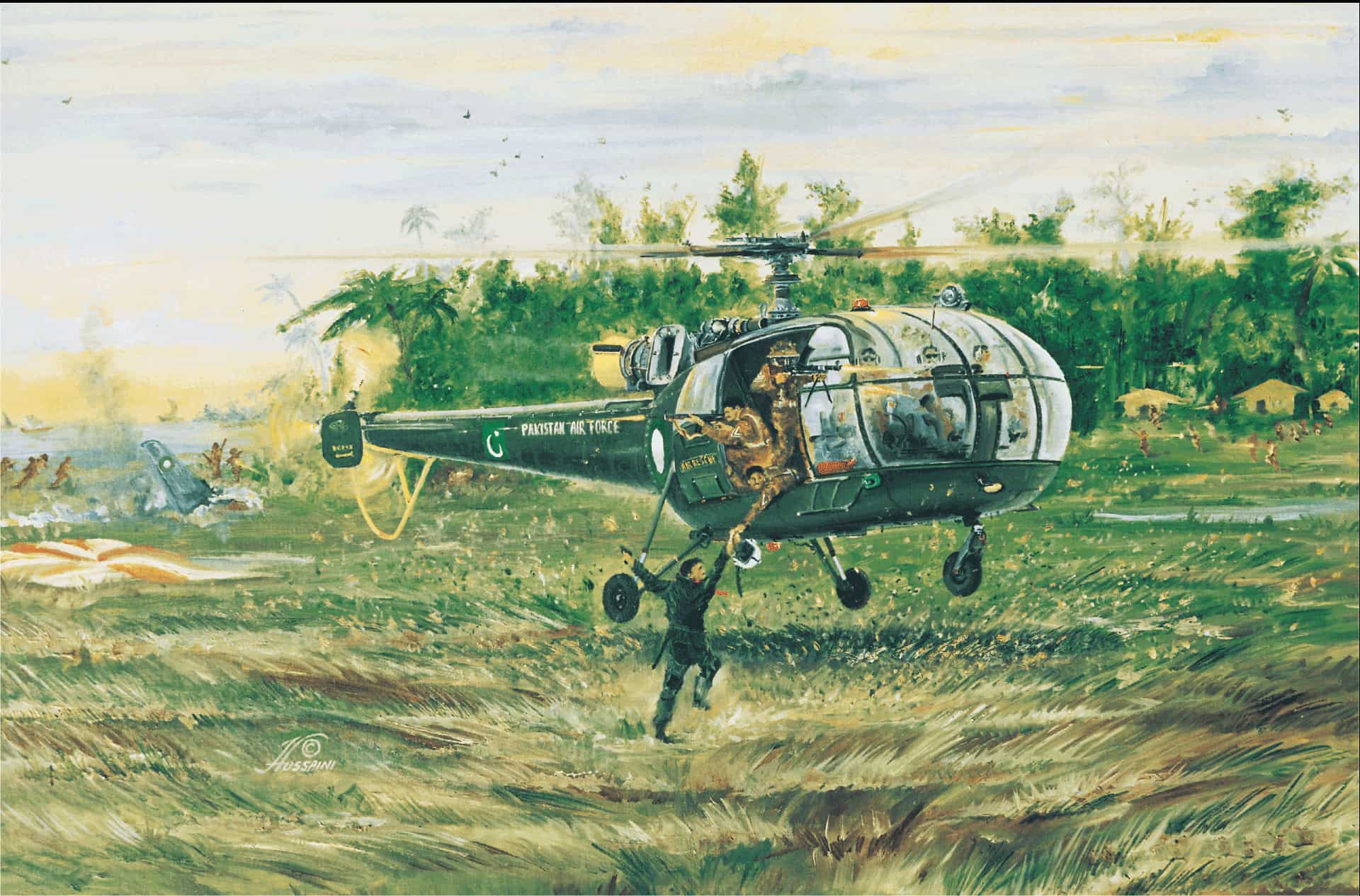 A DARING AIR RESCUE NEAR DHAKA