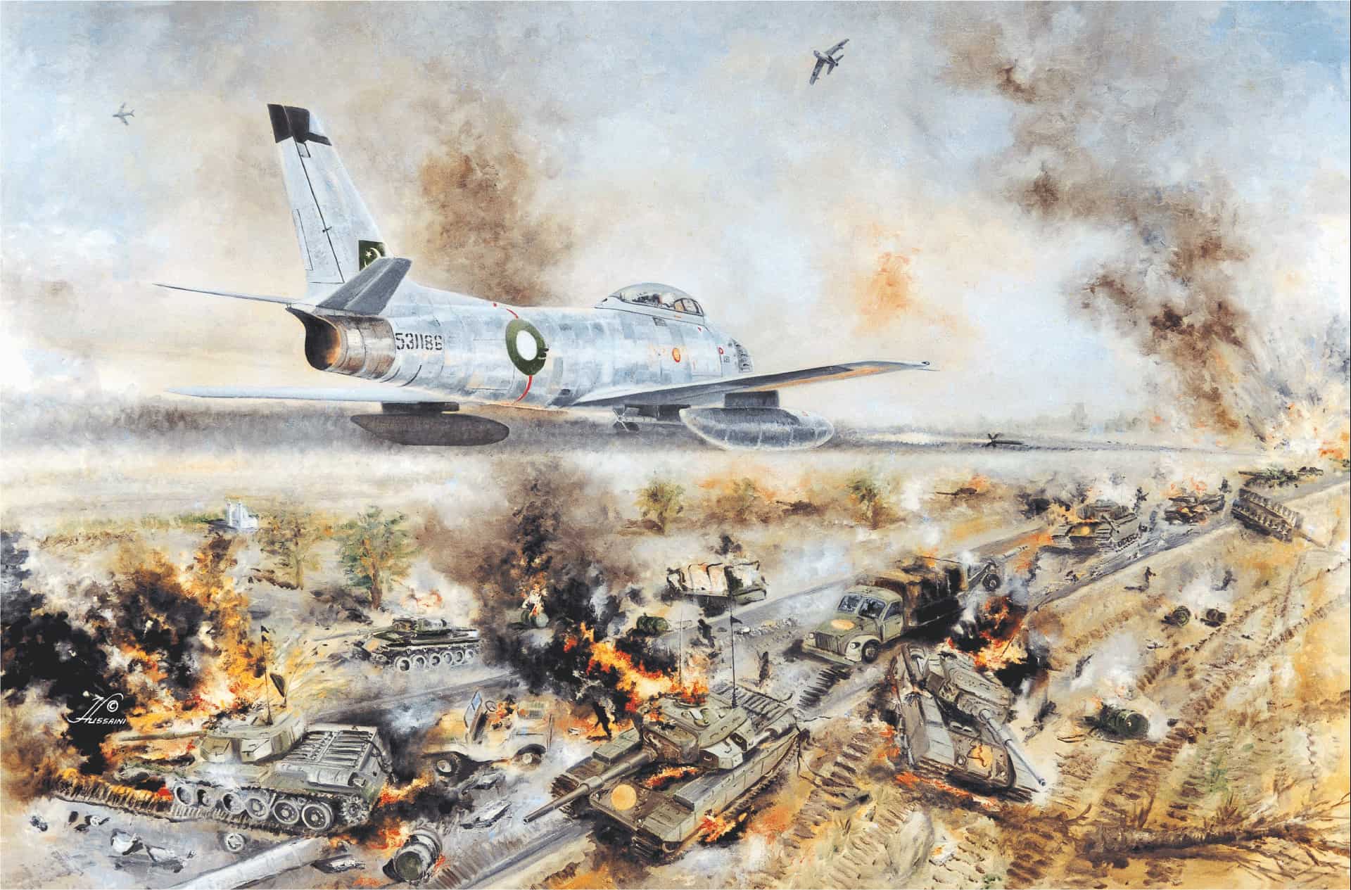 CLOSE SUPPORT AT WAGAH