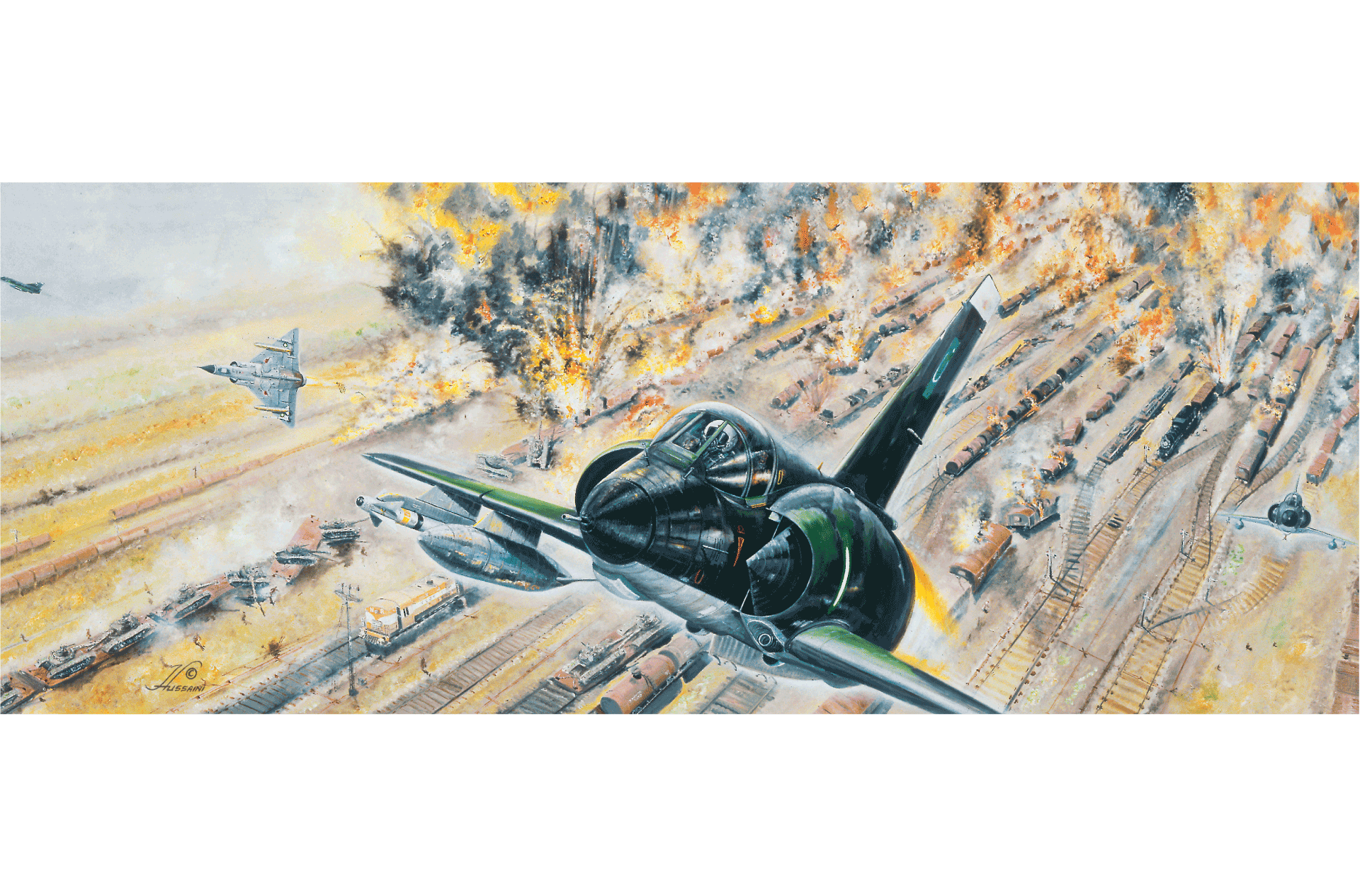 INTERDICTION STRIKE BY MIRAGE IIIs