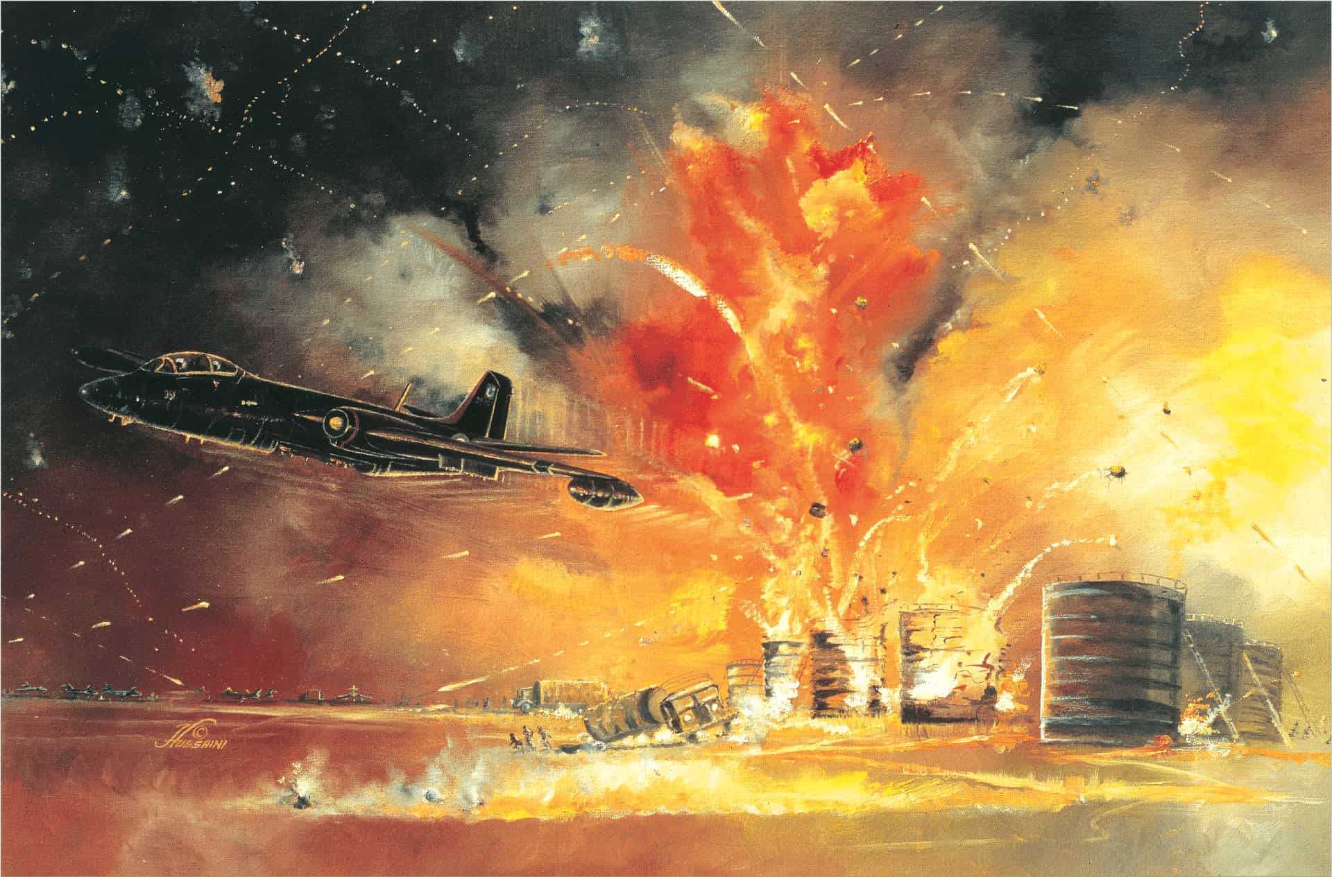 MULTIPLE NIGHTBOMBING RUNS OVER ADAMPUR