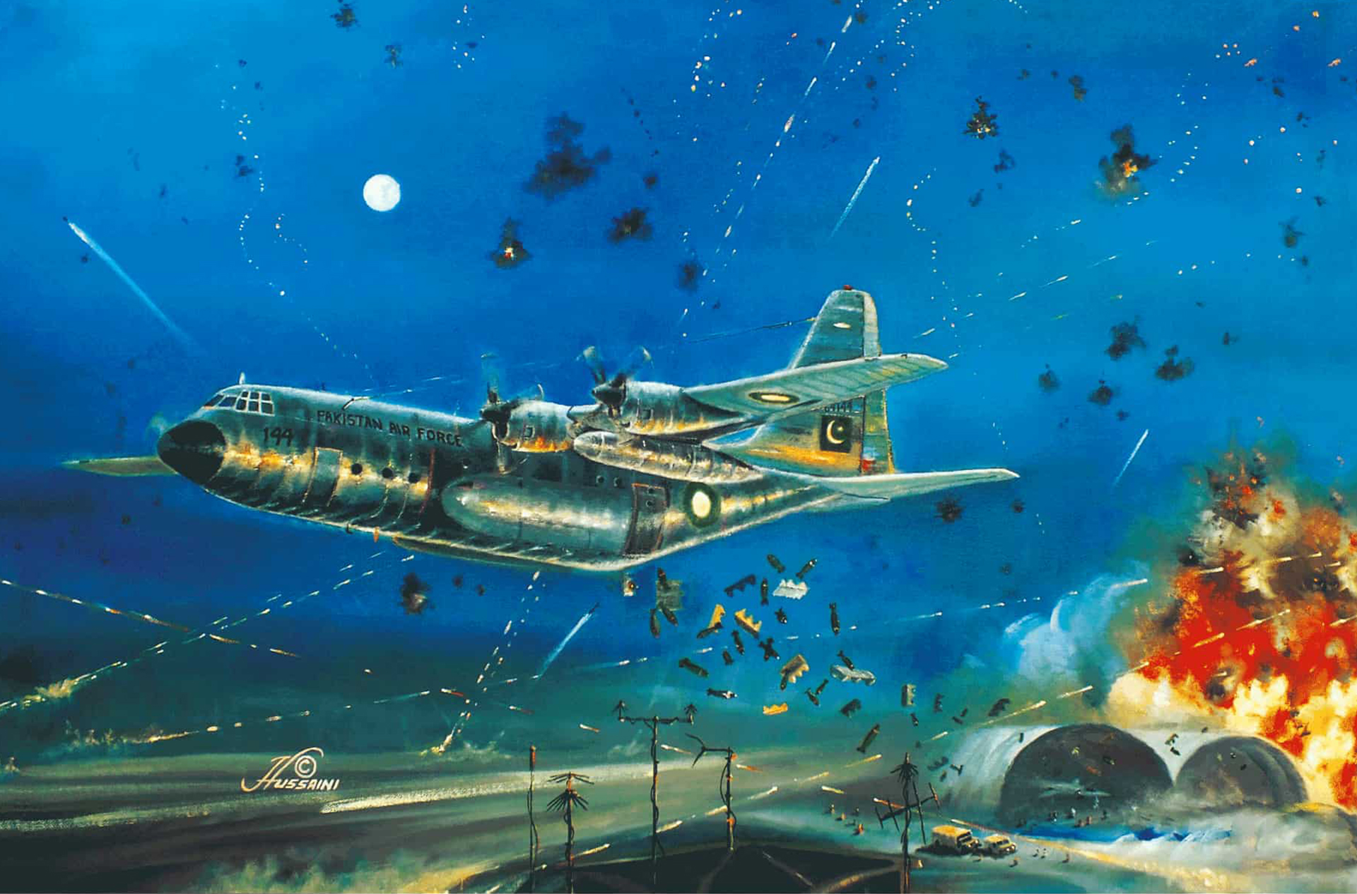 NO. 6 SQUADRON’S “B-130” MAKES TIME ON TARGET