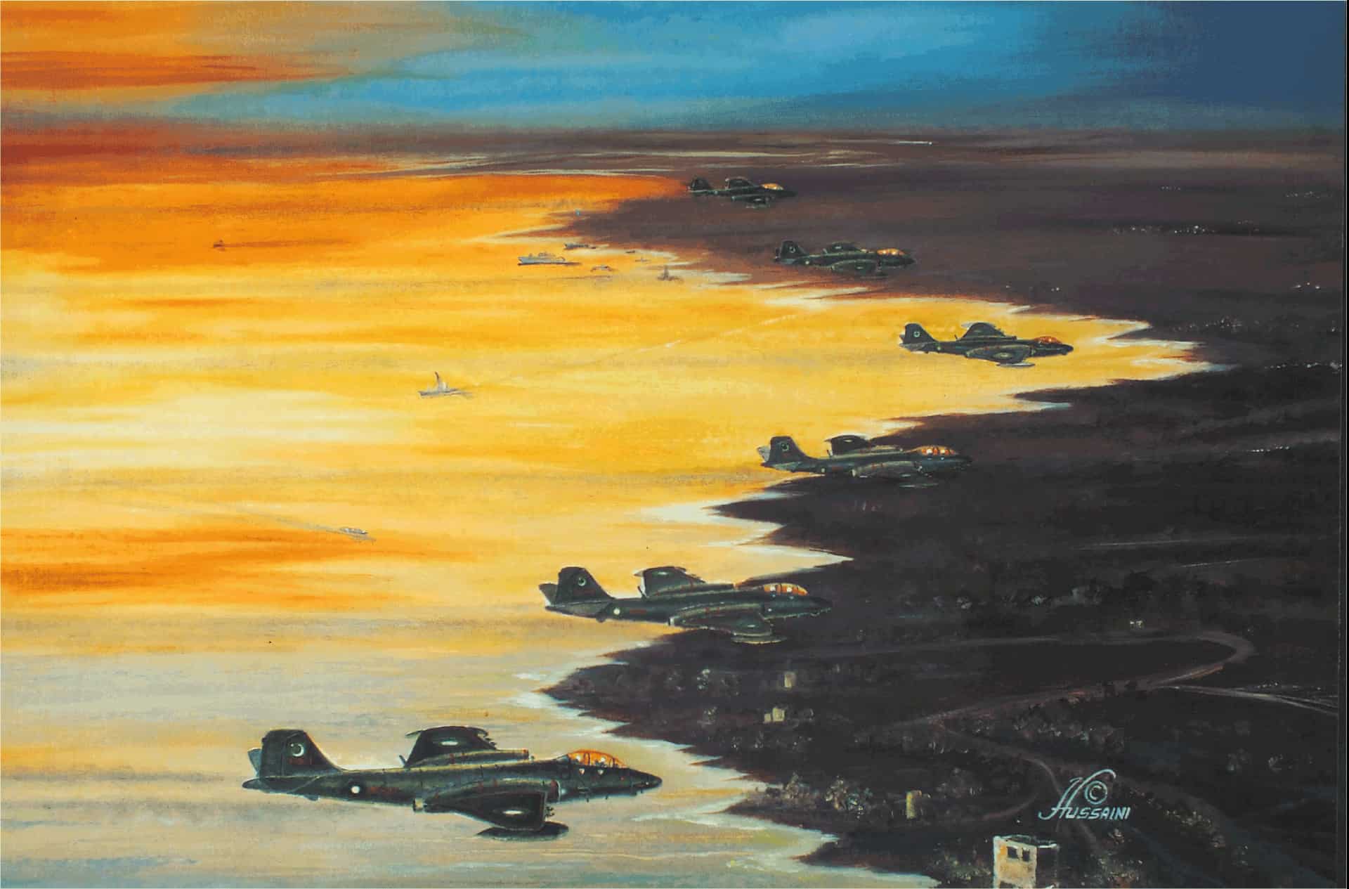 PAF’S BOMBER FORCE BEGINS WITH A MASS ATTACK ON JAMNAGAR AIR BASE