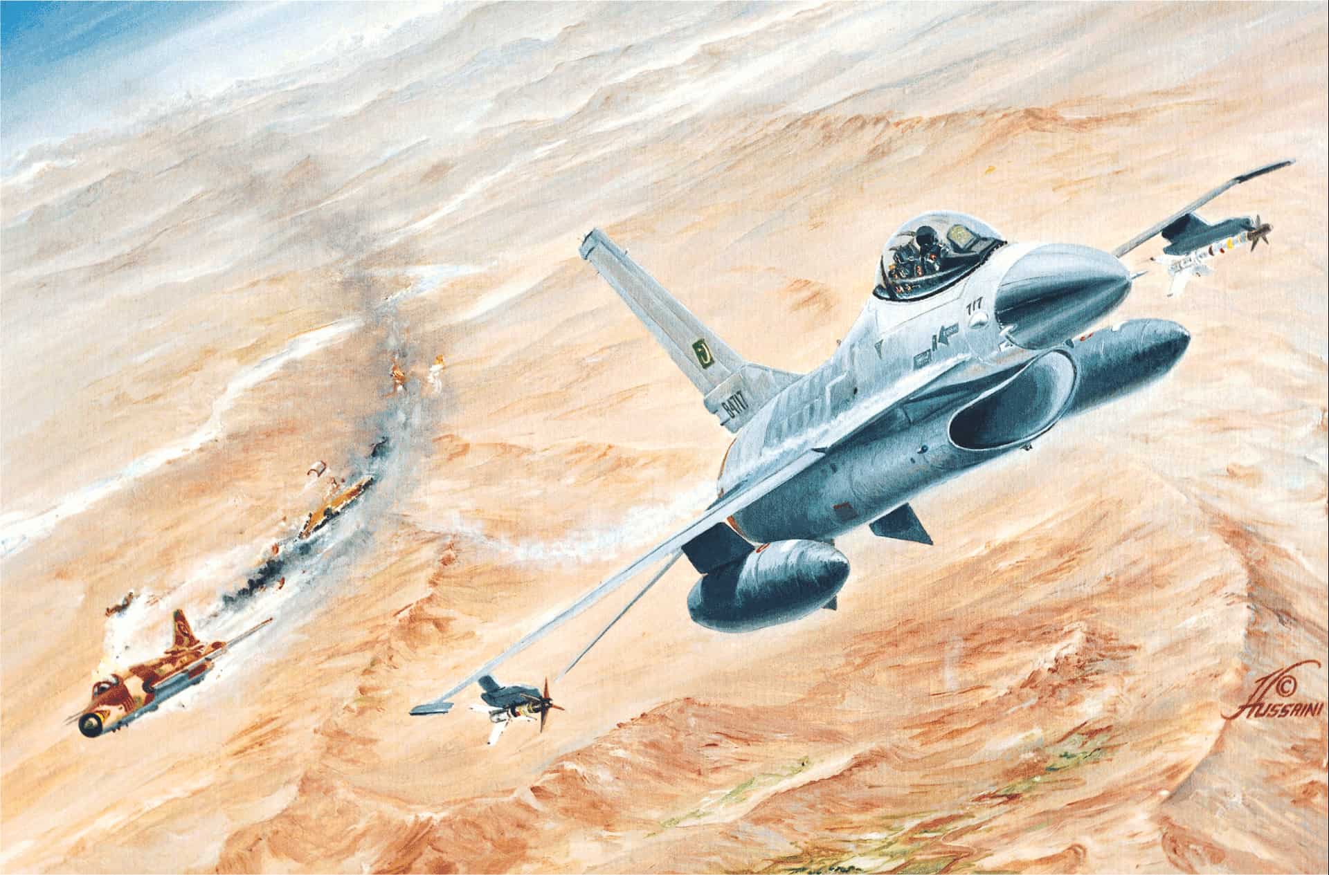 PAF F-16 DOWNS SU-22