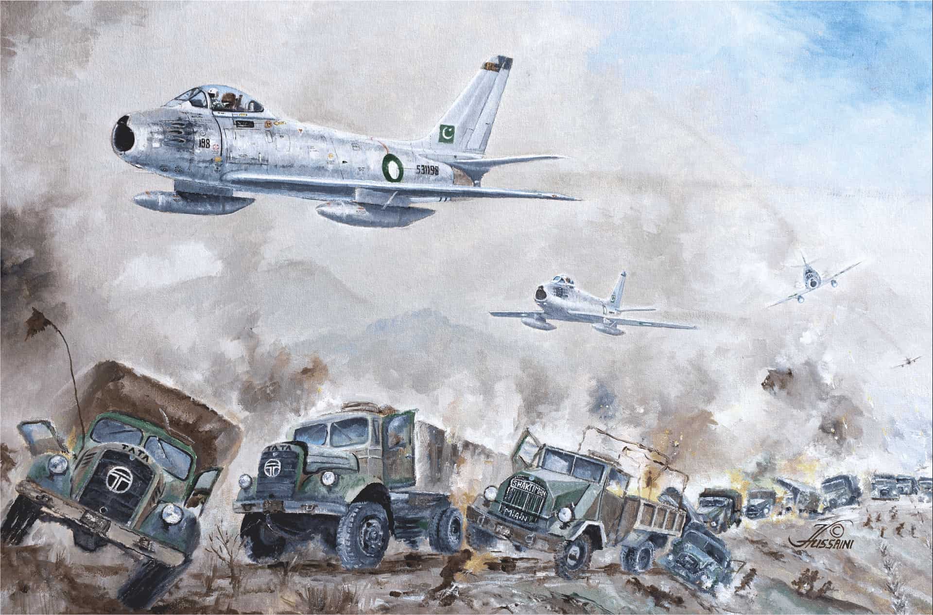 PAF’S ACAS(O) LEADS AN INTERDICTION MISSION ON THE AWANTIPURA-SRINAGAR ROAD