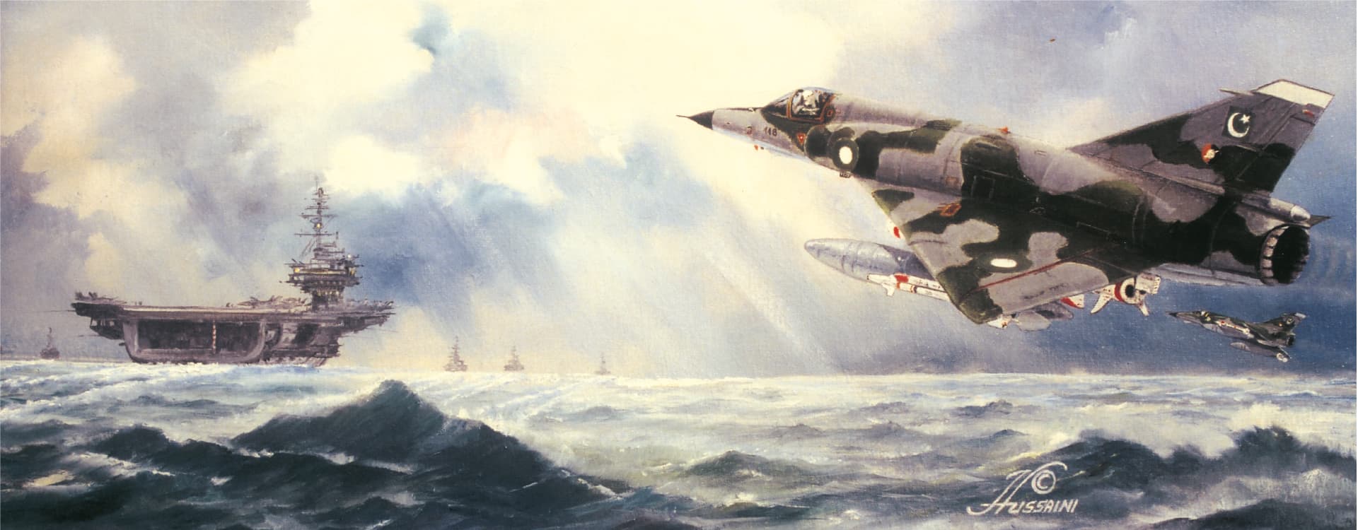 Mission impossible succeeds - Aviation art by Hussaini