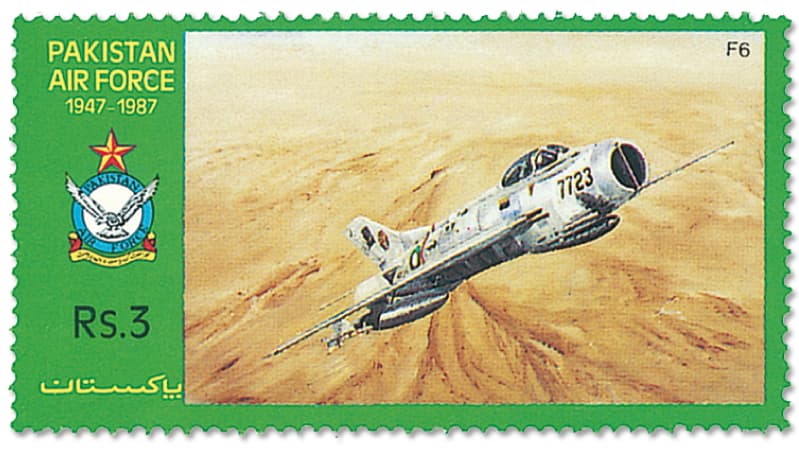 F-6 Aircraft Stamp
