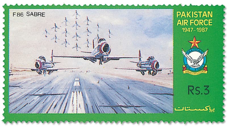 F-86 Sabre Stamp