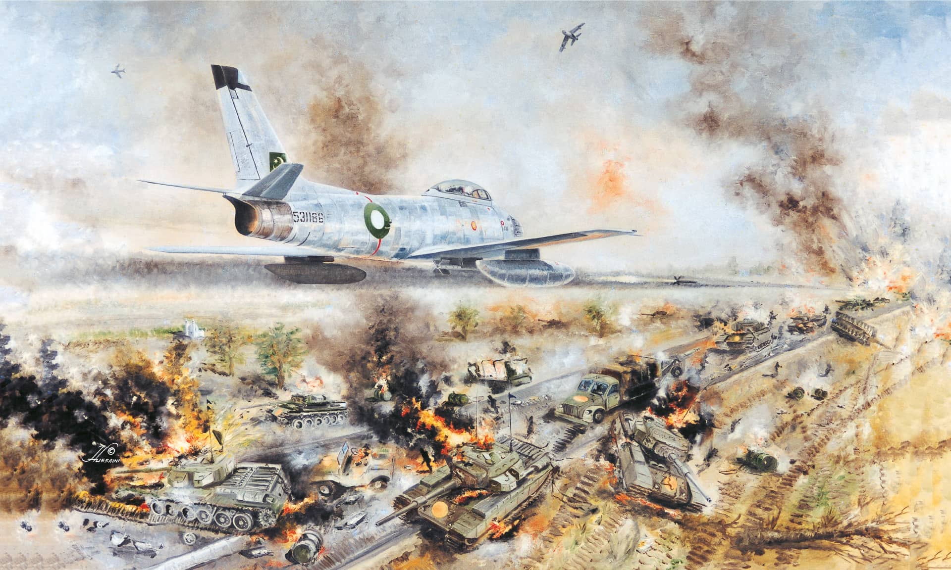 CLOSE SUPPORT AT WAGAH